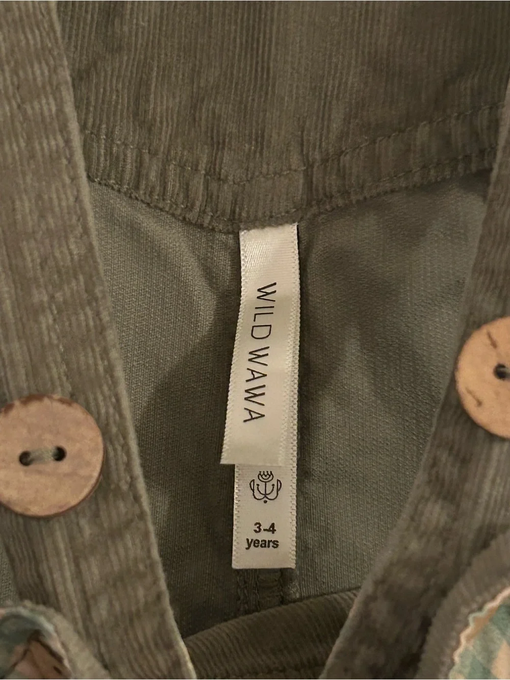 Wild Wawa Kid Overalls 3-4Y